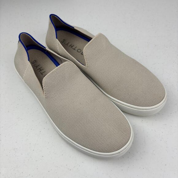 Rothy's The Original Slip On Sneaker in Sand Women's Size 7.5 - Picture 1 of 8
